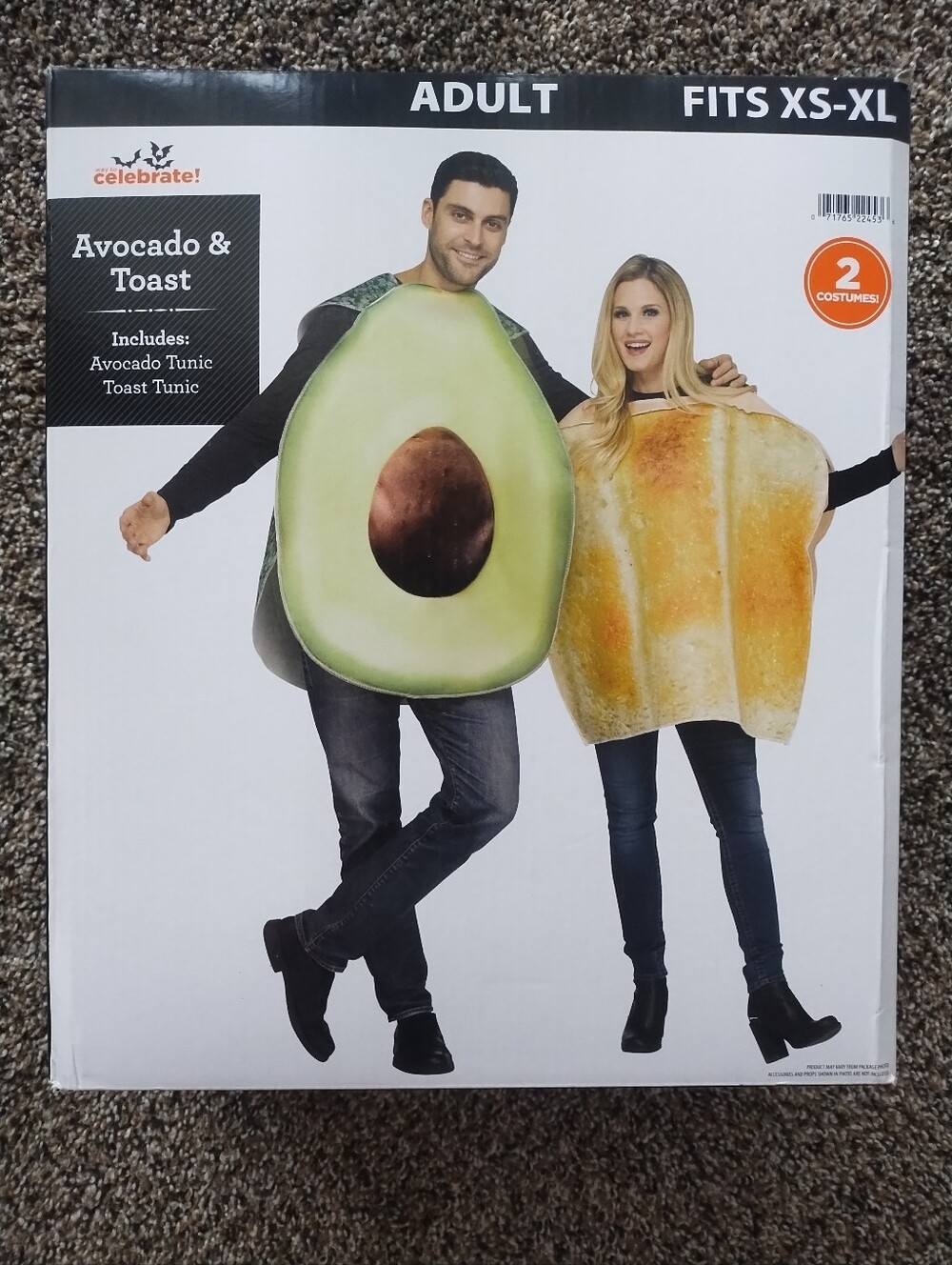 Celebrate! Avocado & Toast Costume Set - Green & Tan